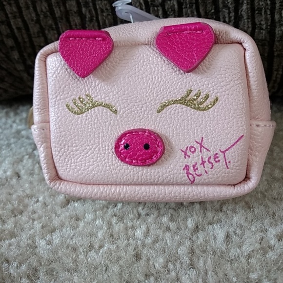 Betsey Johnson Handbags - *Sale* Betsey Johnson pink piggy pill case